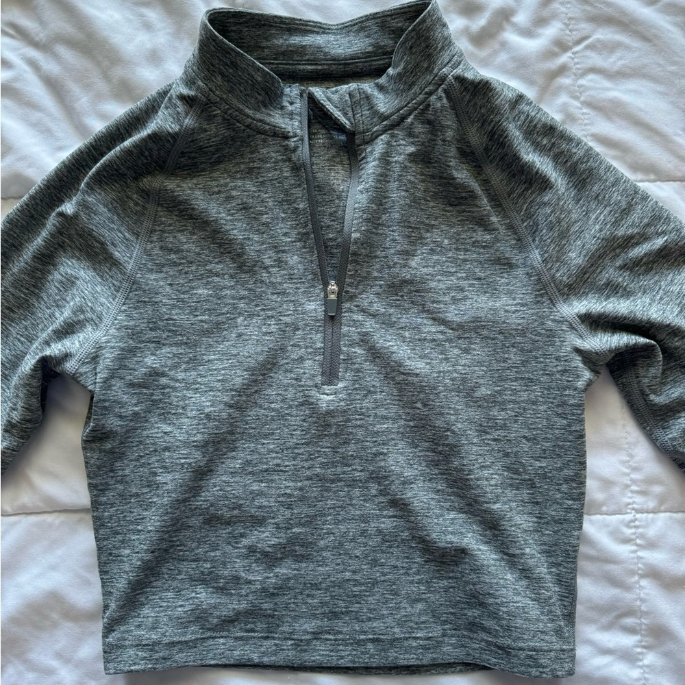 Paragon cropped quarter zip